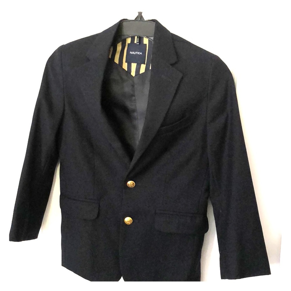 Little Boy’s Dark Navy Blue Blazer